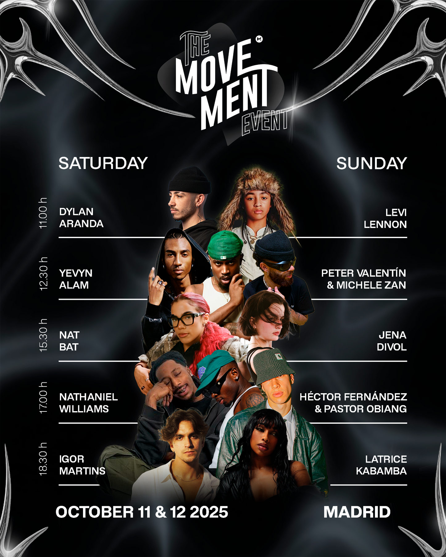 SINGLE DAYS FOR THE MOVEMENT EVENT MADRID OCTOBER 11/12