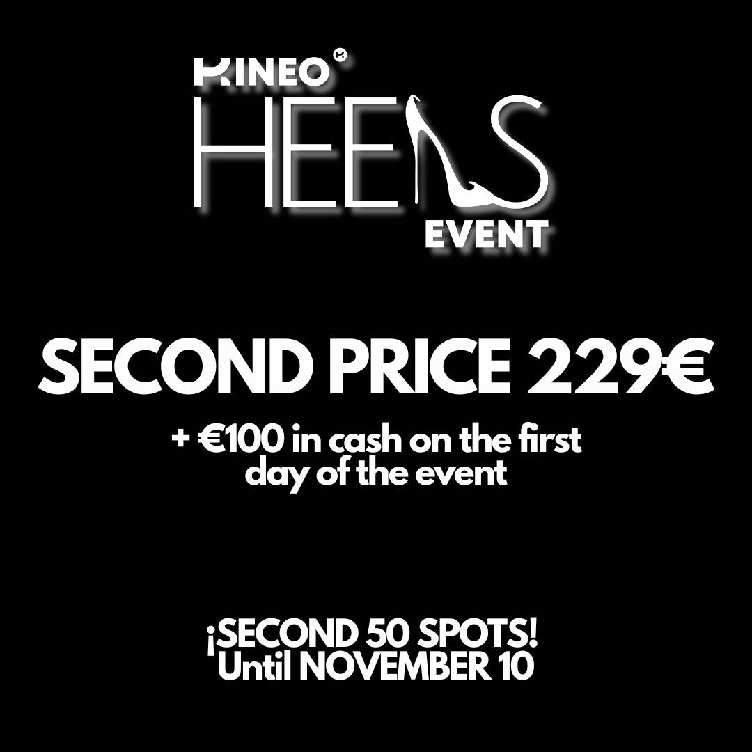 KINEO HEELS EVENT 6,7 Y 8 DICIEMBRE 2025